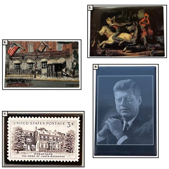 Kitschy Assorted Decorative Refrigerator Magnets - Cute Fun Decor Gifts - Picture 3 of 6